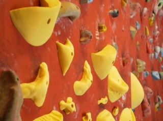  part of the climbing wall 